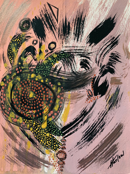 “Messages from the heart #5” Art Print 8.5x11