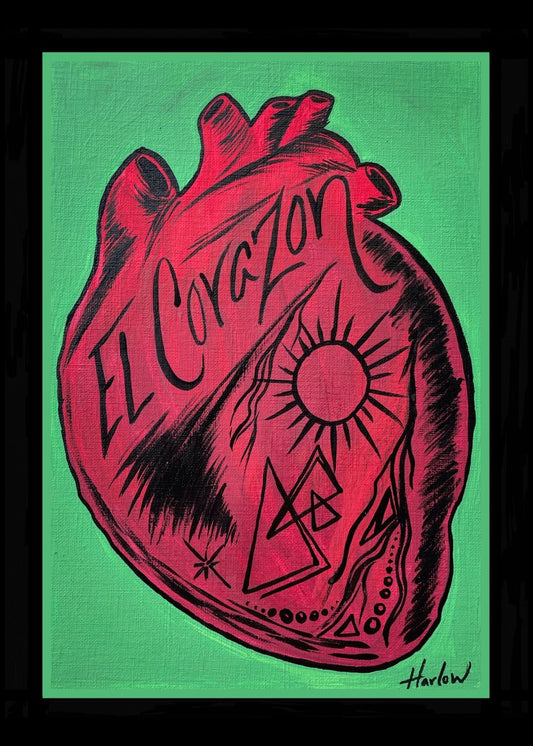 ▪️“El Corazón” Art Print 8.5x11